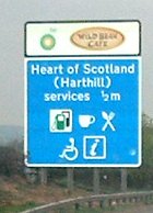 Harthill Services (M8) in the 1960s